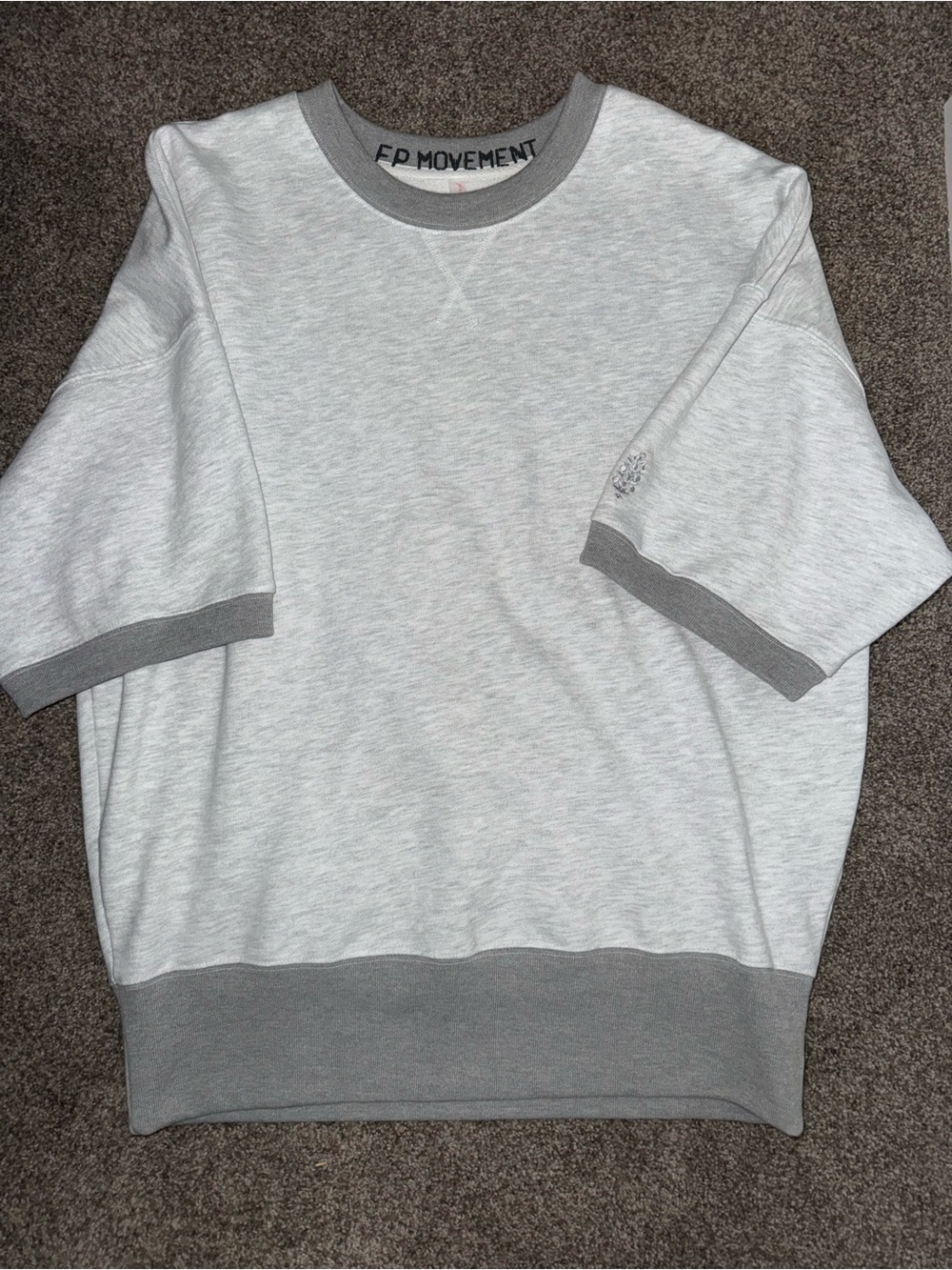 Free People FP Movement Tunic Short Sleeve Sweatshirt